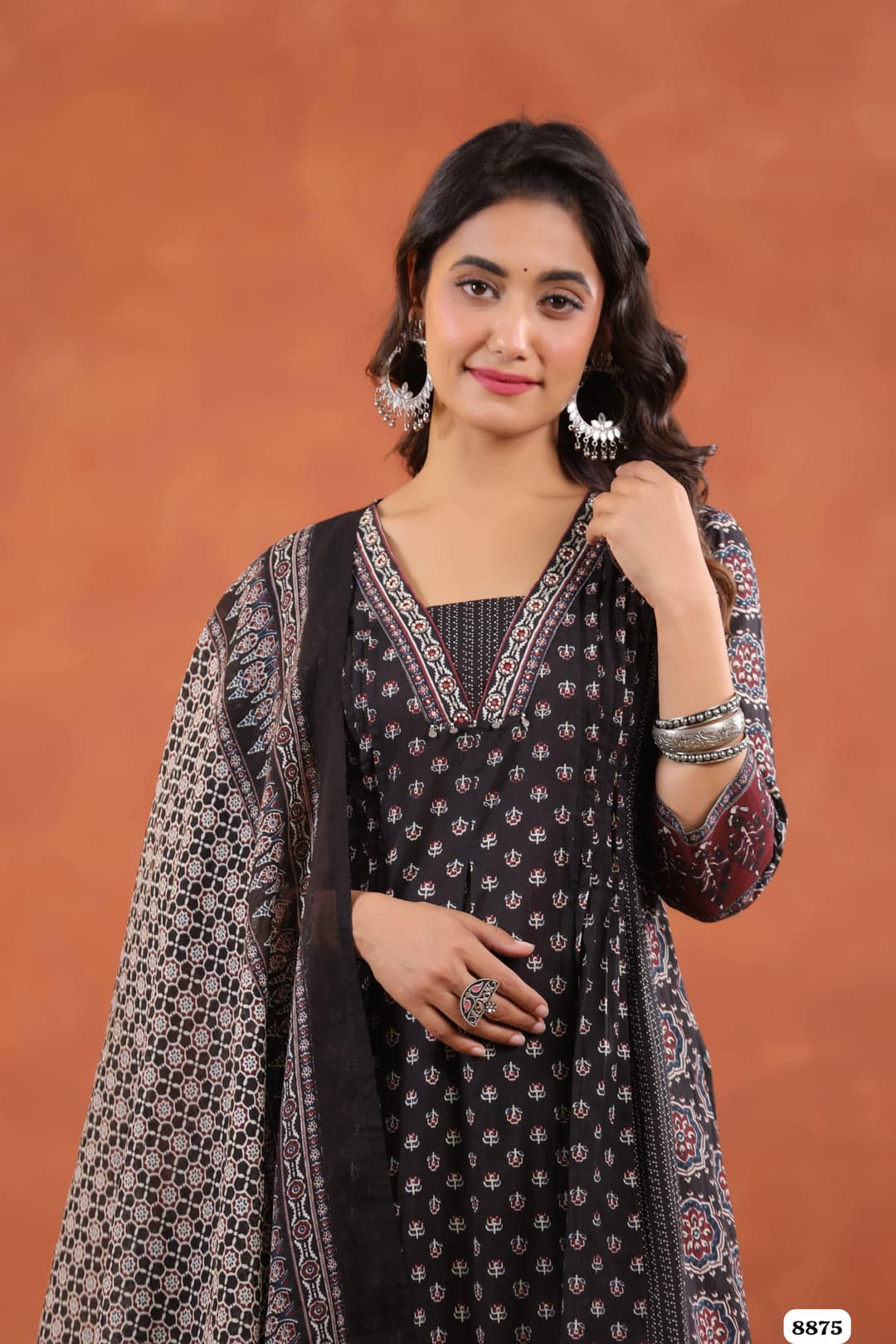Tritiyaa Designer Suit Set with Handwork & Mirror Work | 3-Piece Kurta, Pant & Dupatta