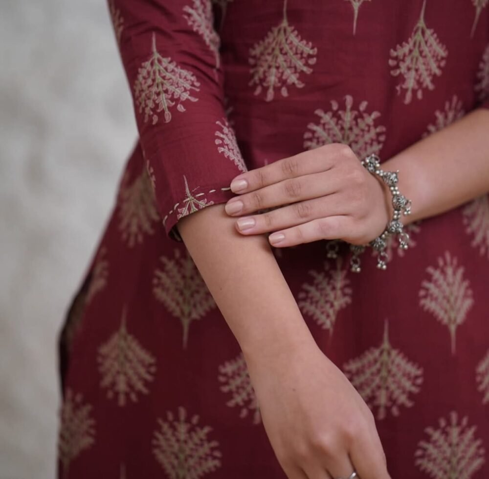 Pure Cotton Kurti & Pocket Pant Set - Image 5